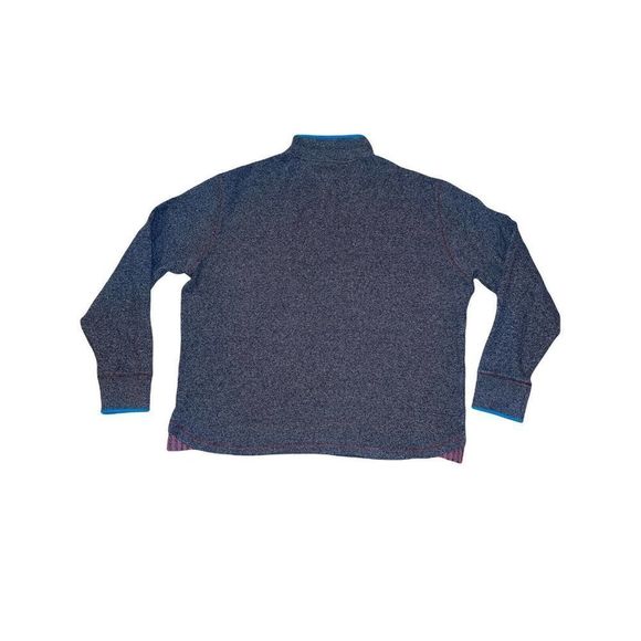 Robert Graham Men's Gray Pullover 1/4 Zip Sweater Size L 100% Cotton Pre-owned - Picture 8 of 8